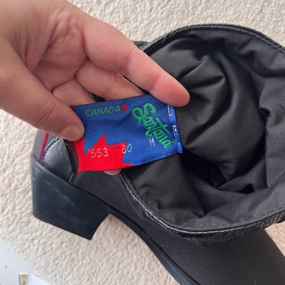 NWT Vintage Santana Canada Waterproof Winter Boots 8 Black - Picture 11 of 16